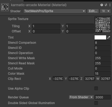 TextMeshPro Sprite Shader